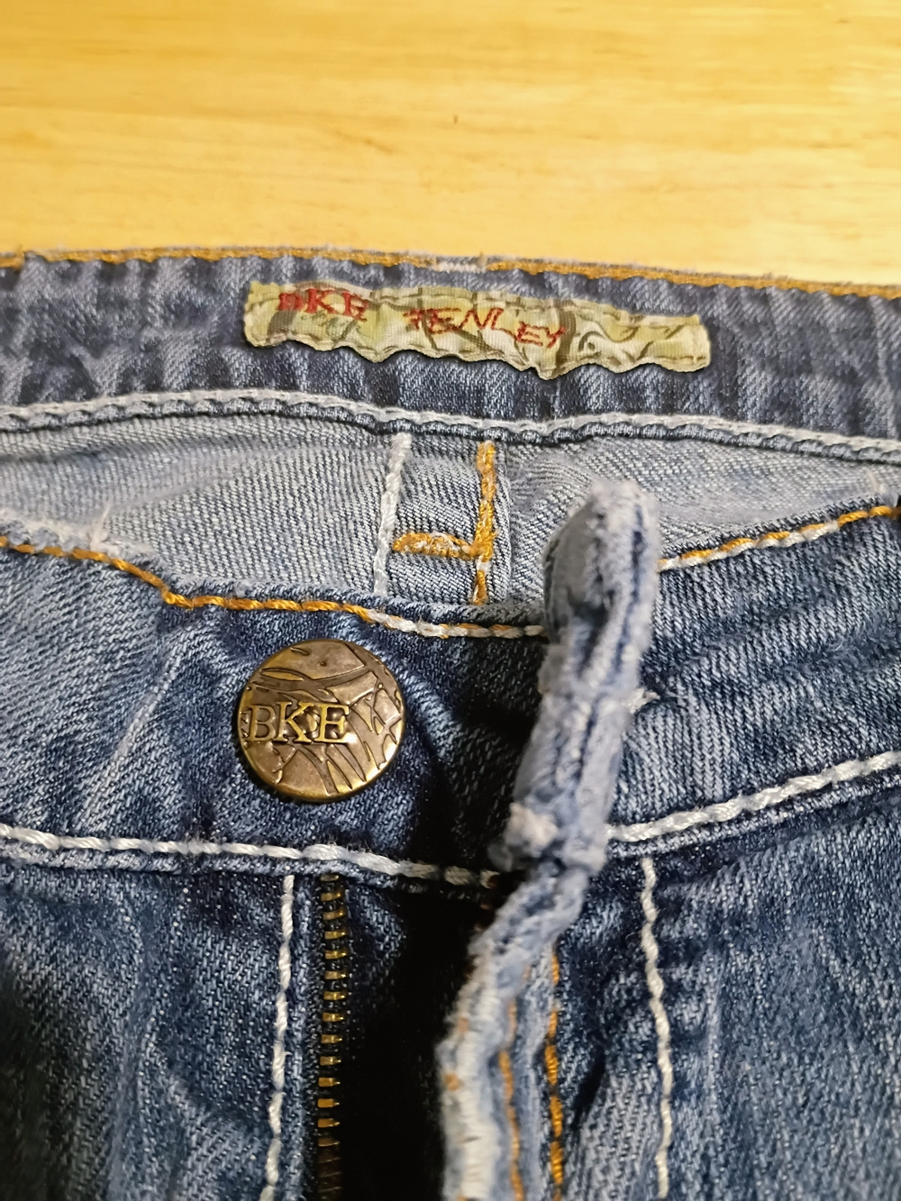 BKE Vintage Washed Look Denim Jeans